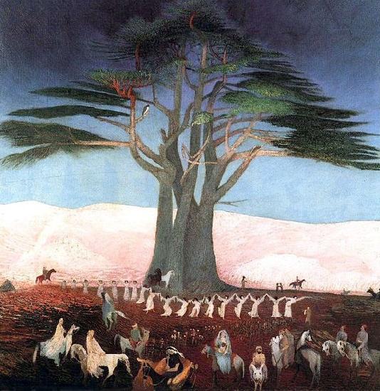 Tivadar Kosztka Csontvary Pilgrimage to the Cedars in Lebanon